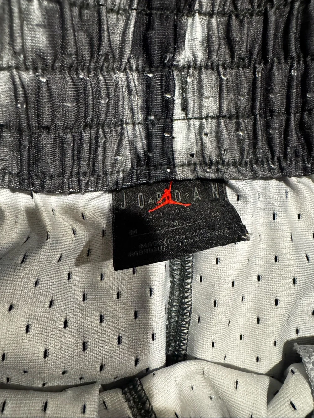 Nike Air Jordan Jumpman Diamond Shorts Black Camo Size M